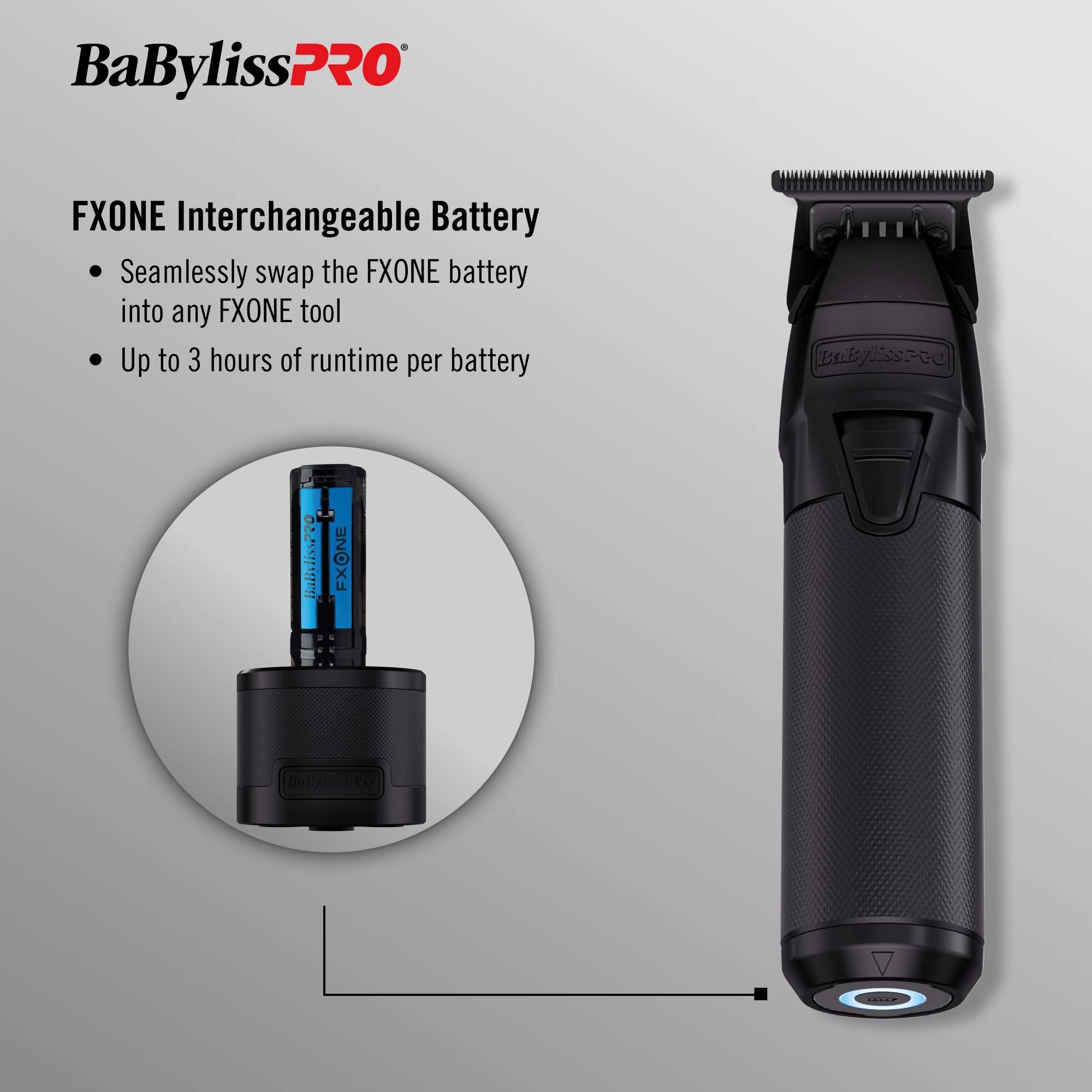 BaBylissPRO FXONE BLACKFX All Metal Trimmer : Amazon.co.uk: Health